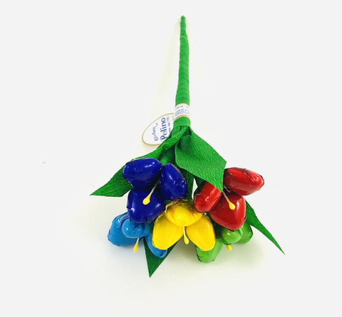 Mazzolino Cuore Arcobaleno