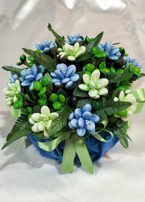 Cestino fiori di Loto e Ginestre