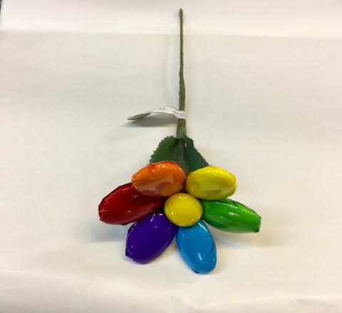 margherita arcobaleno in carta